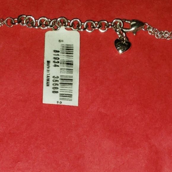 Brighton SPECTRUM RINGS Double Silver Swarovski Crystals Necklace NWT - Picture 10 of 10